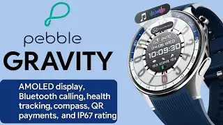 Pebble Gravity Smartwatch | Unboxing 1.43&rdquo; AMOLED, BT Calling, Quick Alerts, Compass #tech #ytvideo