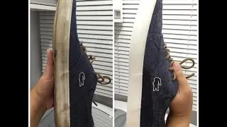 Como limpar a borda do tênis e havaianas com uma simples misturinha!