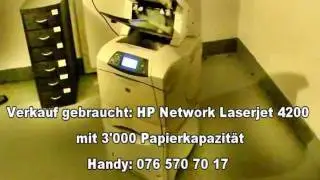 Verkauf gebraucht: HP Network Laserjet 4200 mit 3'000 Papierkapazit&auml;t