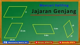 Cara Menghitung Keliling Jajaran Genjang