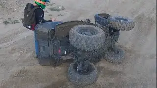 SUNK My Quad - Water In The Oil  / Tip Over