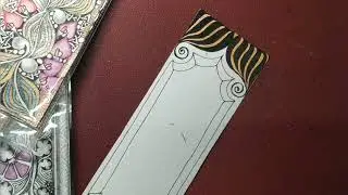 Zentangle Ornamental Bookmarks -(8)