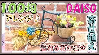 【多肉植物】100均(DAISO)の自転車オーナメント💕ちょこっとアレンジして寄せ植えしてみました♪