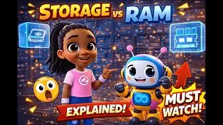 Storage vs RAM 🤯 | How Computers REALLY Remember Things (Anime Explained) - Episode4