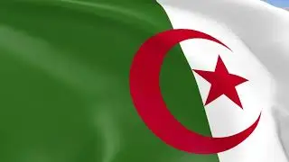 Flag of Algeria - 4K HD NoCoprightVideo