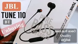JBL Tune 110 Bluetooth Headset Unboxing ( Sinhala)