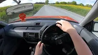 POV Test Drive In 2nd Gen Honda Prelude On Nice Sunny Day