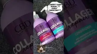 Shampo keratin CBD bagus untuk rambut rusak after smooting. #cbd #shampoo #shampokeratin #shopee