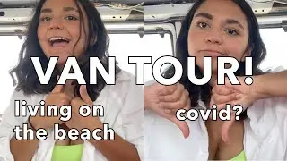 ASTRO VAN BUILD EP 6: VAN TOUR! COVID! LIFE UPDATE! FIRST TRIP! We cover it ALL