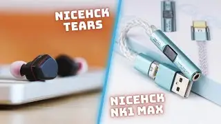 Mở hộp v&agrave; đ&aacute;nh gi&aacute; nhanh tai nghe NiceHCK Tears v&agrave; dongle DAC/AMP NiceHCK NK1 Max