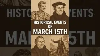 Famous Historical Events of March 15th #shorts #history #usa