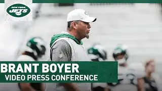 Brant Boyer Video Press Conference (9/10) | New York Jets | NFL