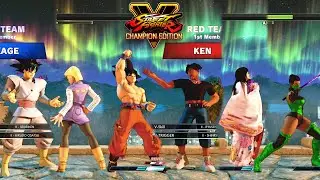 Street Fighter V: CE Ryu/Cammy/Kage vs Ken/Akira/Falke PC Mod
