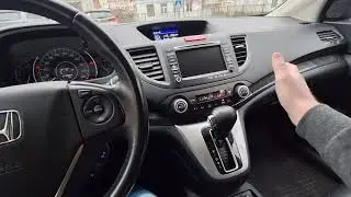 How to turn on AC in Honda CR-V 2012-2014