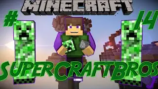 Minecraft: SuperCraftBros #14 w/ MCGoldenThunder - Creeper!