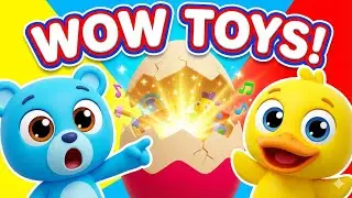 Surprise Eggs Toy Unboxing 🎁 | Sing Along Nursery Rhymes & Fun Songs for Kids