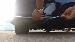 Mercedes Benz | e350 AMG | : Front Bumber, chrome trim molding REPLACEMENT