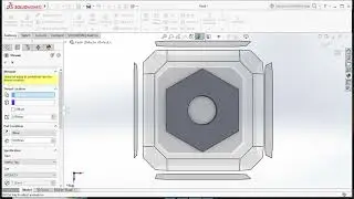 Creating a Hex Nut in SolidWorks | Learning 3D Design Step by Step