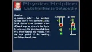 vDo Oscillations-4/ Two springs pulley block systems