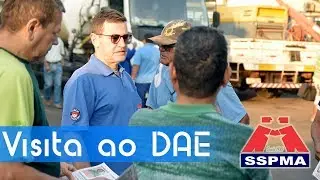 SSPMA d&aacute; continuidade ao trabalho na base e visita o DAE - 28/9/2017