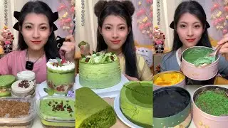 Chocolate Crepe&Chocolate PearlsCAKE 🎂🍰 & DessertASMR/EatingShow Challenge#cream #cake #asmr#mochi