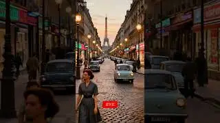 Time-travel video of Paris trasnformation 1905 to  2026