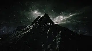 Mountain Snowstorm Sounds to Relax and Fall Asleep | Dimmed Screen Blizzard Animation