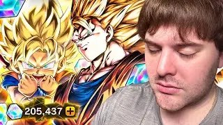 (Dragon Ball Legends) OVER TWO HUNDRED THOUSAND CC SUMMONS FOR LF DAIMA GOKU & SSJ3 GOKU!