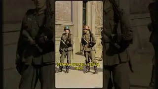 WW2 Historic Footage Colorized, German Guard in Berlin 1940  #history  #ww2 #ww2stories