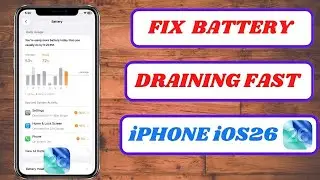 Как исправить очень быструю разрядку аккумулятора на iPhone с iOS 26 | Устранение быстрой разрядк...