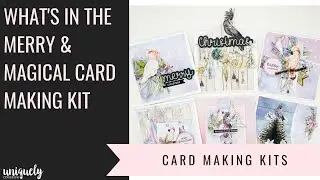 What's in the September Merry & Magical Card Making Kit?