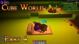 Cube World Gameplay part 4 Level 2 Elf Warrior (1080p) HD