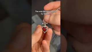 Heart and sword necklace for couples ❤️&zwj;🔥🗡 #jewelry #giftideas #giftsforher #giftsforhim