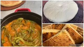 Chtitha batata bel felfel et matlou3/ Ragout de pommes de terre et poivrons￼#tizi_ouzou #kabyle