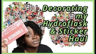 Decorating Hydroflask and Macbook | Sticker Haul