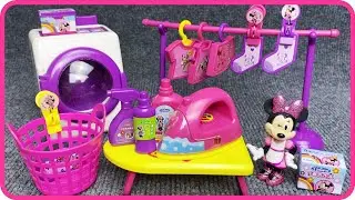 Disney Minnie Mouse Laundry Set Satisfying with Unboxing Compilation Toys ASMR