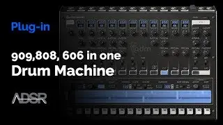 Драм-машина Audiorealism — Презентация продукта — 3 классические драм-машины (808, 909 и 606) в о...