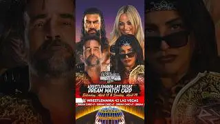 WrestleMania 42 - Dream Match Card [v7] #WrestleMania #Bevelock #WWE #Shorts