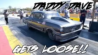 STREET OUTLAWS DADDY DAVE GOLIATH GETS LOOSE AT THE NEW 710 DRAGWAY!!