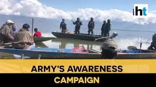 Watch: Indian Army's awareness campaign for fishermen at Wular lake