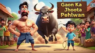 Jhoota Pehalwan: Urdu Moral Cartoon Story for Kids | Fun & Educational Animation #KidsCartoon