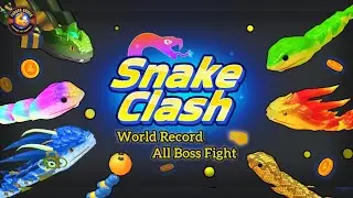 Snake Clash Gameplay | Epic Survival Battle | World Record Style Play Game 🔥&lrm; Snack clash io game 🐍
