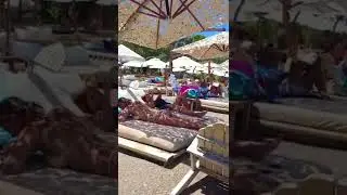 🇪🇸 Bogadell Beach Walk Barcelona  Spain #Shorts #Spain
