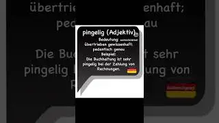 Bist du pingelig?