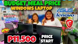BUDGET MEAL PRICE WINDOWS LAPTOP SA GREENHILLS | GAMMING|  VIDEO EDITING | LITE WORK | ONLINE CLASS