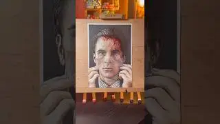&ldquo;The Art Of Growing Up&rdquo; Day 51 #americanpsycho #patrickbateman #sigma #artwork #drawing #artist
