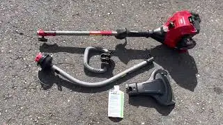 Распаковка, сборка и эксплуатация двухтактного мотокультиватора Craftsman Weedwacker объемом 25 куб. см и шириной 17 дюймов [Craftsman Weedwacker]
