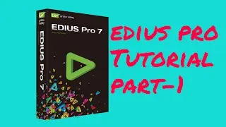 edius pro 7.5 Tutorial part1 startup screen and presets
