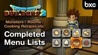 ALL Cooking & Room Recipes / Monster Item Drops & MORE! | Dragon Quest Builders 2