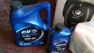 Cambio de aceite de motor + filtros Renault Kangoo Diesel Dci con numeros de piezas originales.